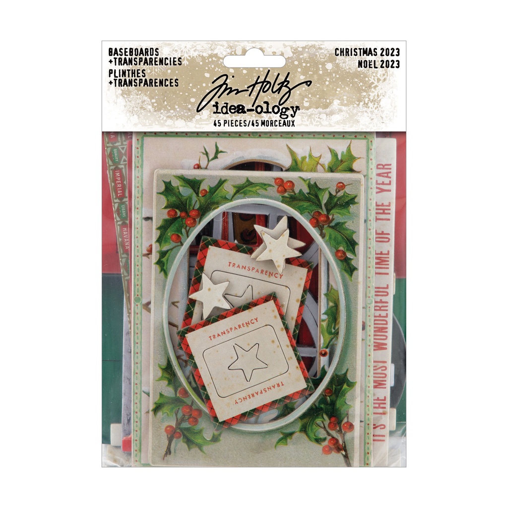 Tim Holtz Idea-ology - Baseboards + Transparencies (Christmas)