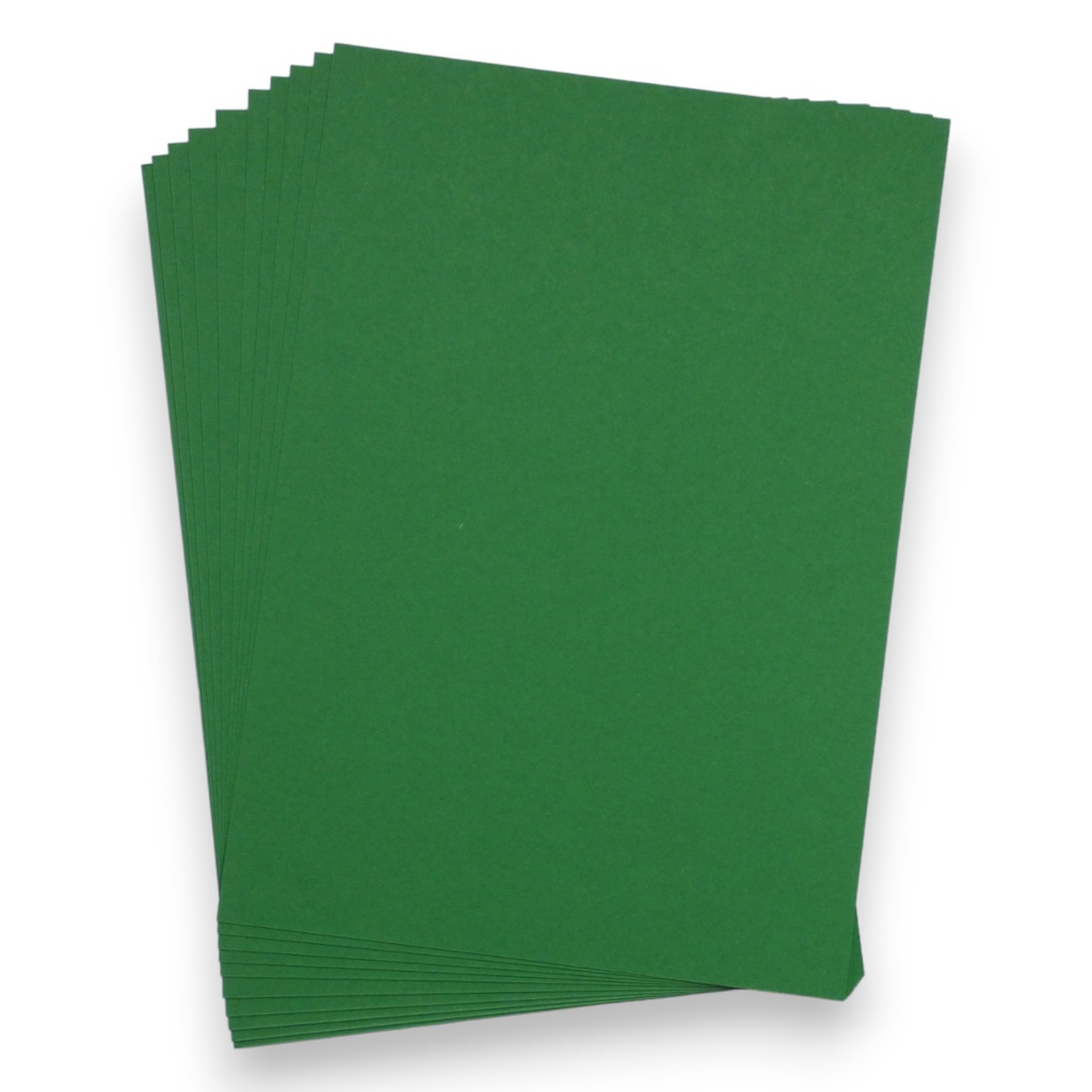 Personal Impressions Christmas Green A4 Cardstock (250gsm x10)