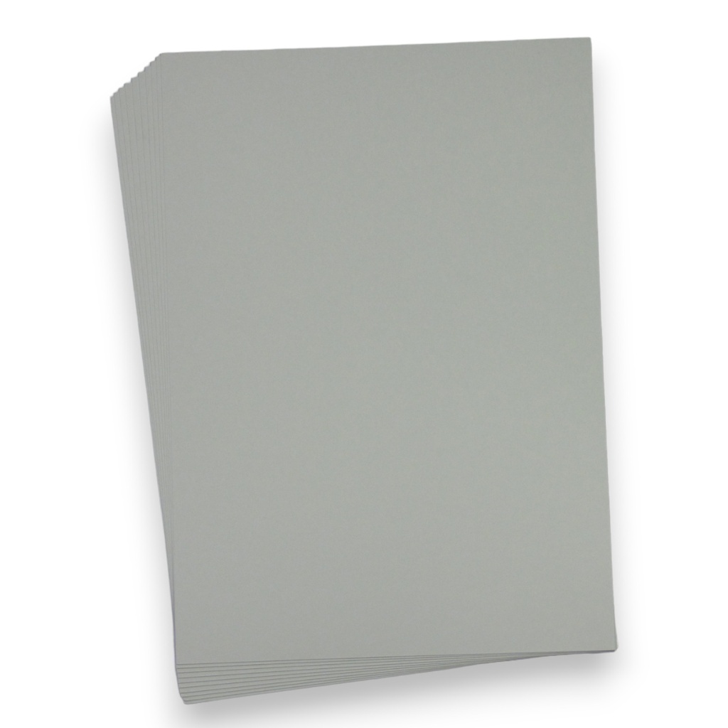 Silver Grey A4 Cardstock (250gsm x 10 sheets)