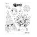 Dylusions Hats Off To Christmas stamp set
