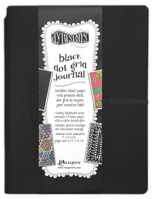 Dylusions Journal - Black with Dots