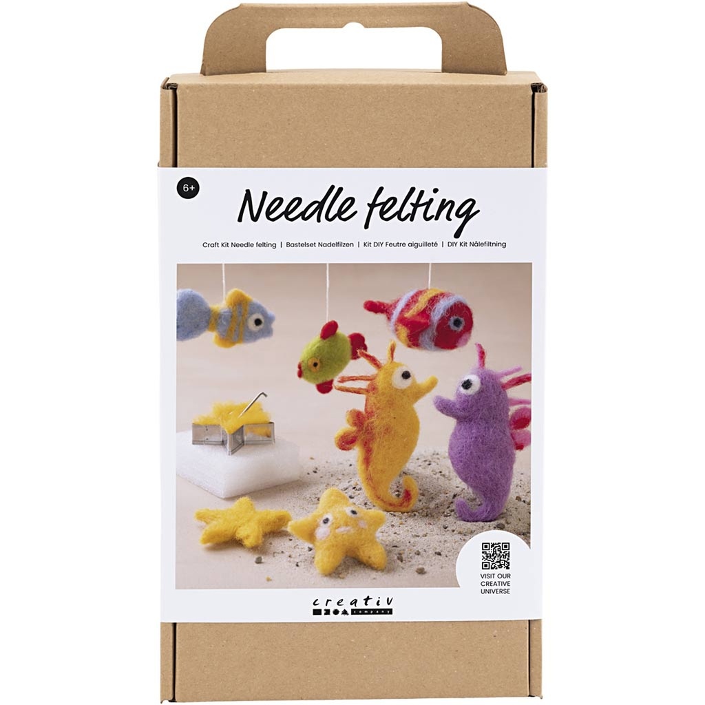 Creativ - Needle Felting Craft Kit - Water Animals