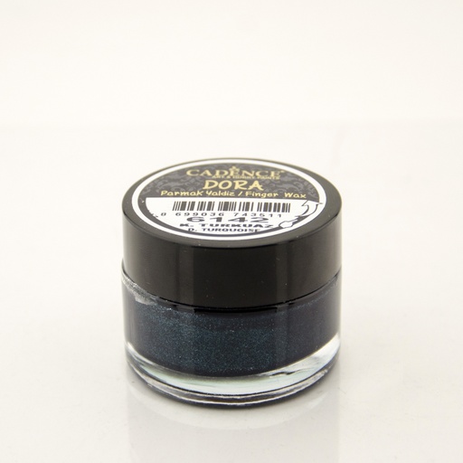 Cadence Dora Metallic Finger Wax - Dark Turquoise (20ml)