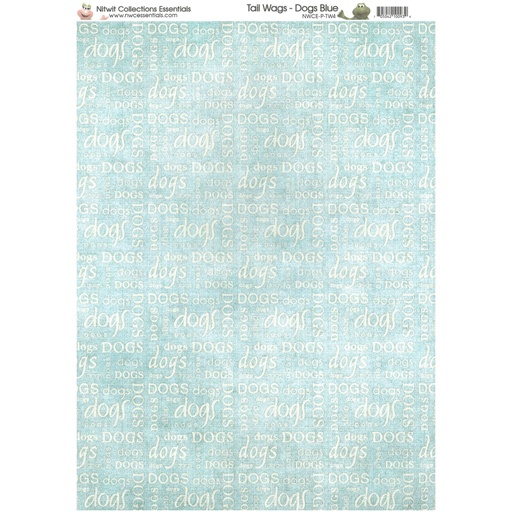 Nitwits - Tail Wags Dogs Blue Paper A4 (10sheets)