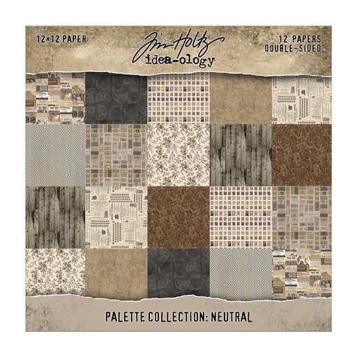 Tim Holtz Idea-ology - Palette Collection: Neutral (12"x12")