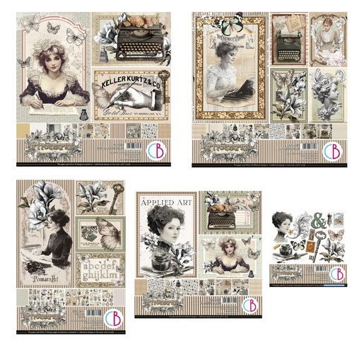 Ciao Bella Paper Typographic Paper Pad Collection