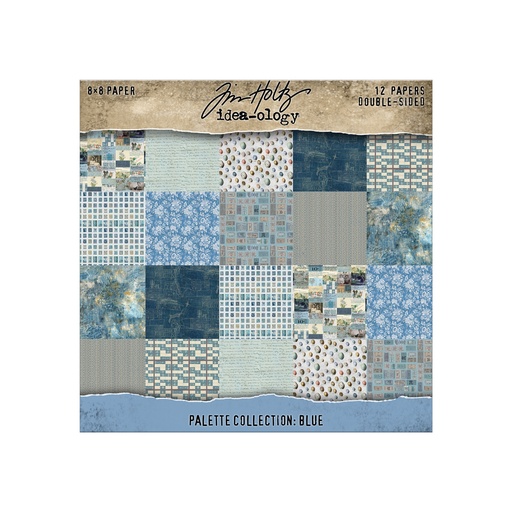 Tim Holtz Idea-ology - Palette Collection:  Blue (8"x8")