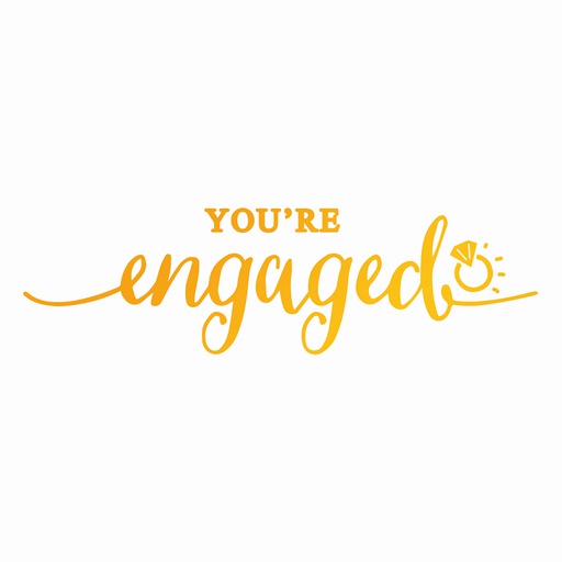 Ultimate Crafts You’re Engaged Hotfoil Stamp