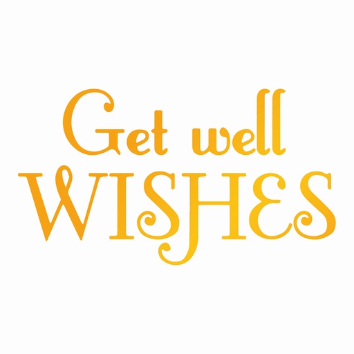 Ultimate Crafts Get Well Wishes Hotfoil Stamp