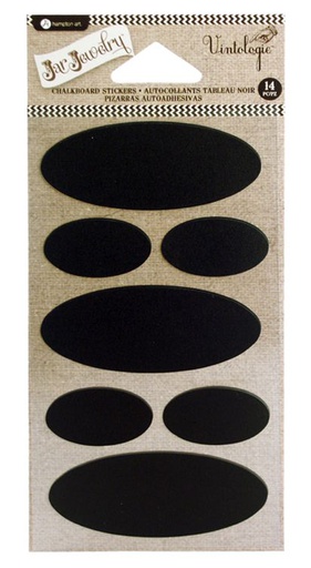 Hampton Art - Chalkboard Stickers - Oval