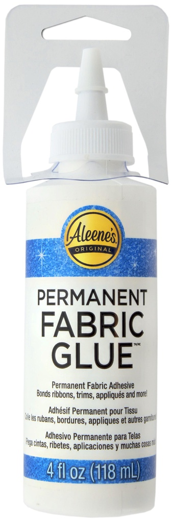 Aleene's Permanent Fabric Glue 4oz - 017754249142