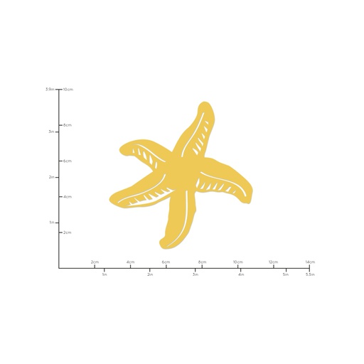Decorative Die Starfish