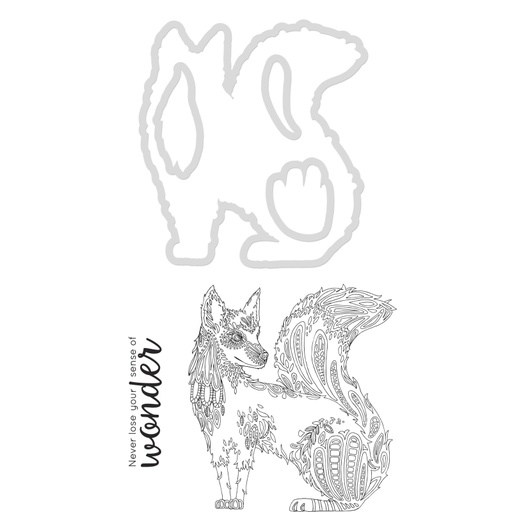 Decorative Die & Stamp Fox