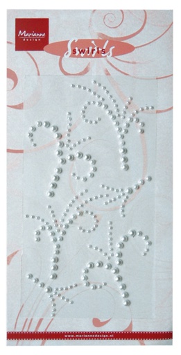 Marianne Designs - Gem Swirls - White