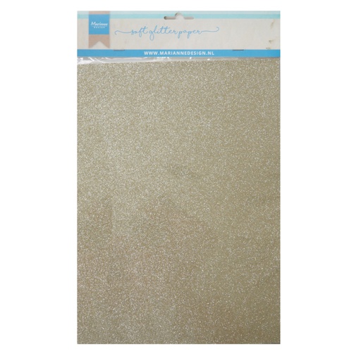 Marianne Designs - Soft Glitter Paper - Platinum