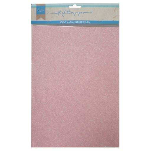 Marianne Designs - Soft Glitter Paper - Light Pink