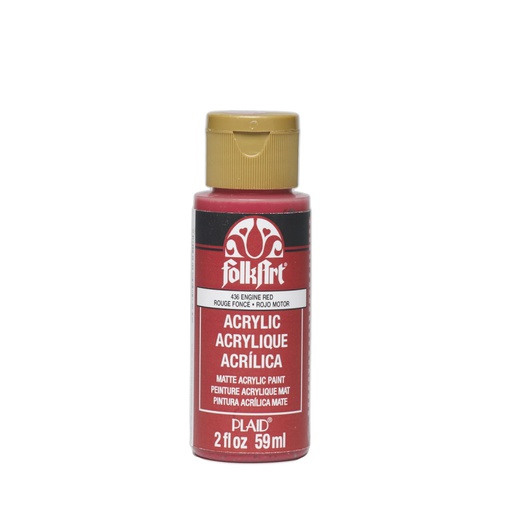 Engine Red FolkArt- 2oz