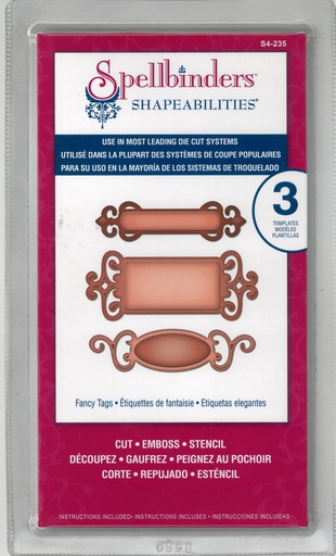 Spellbinders - Fancy Tags Die