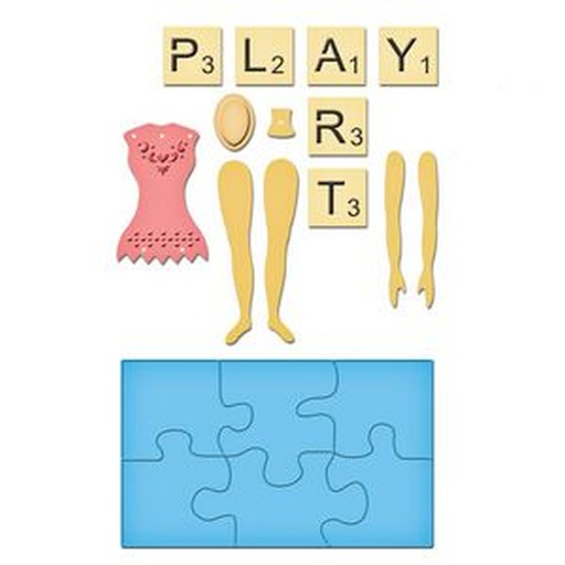 Spellbinders Shapeabilities - Mix'D Media Playtime