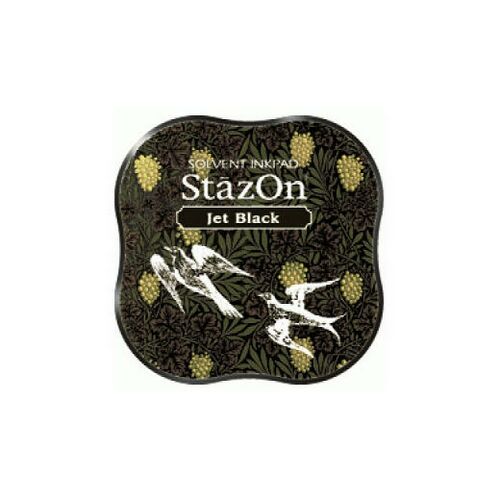 Stazon Jet Black Solvent Ink Pad