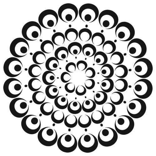 Mini Template Bubble Doily