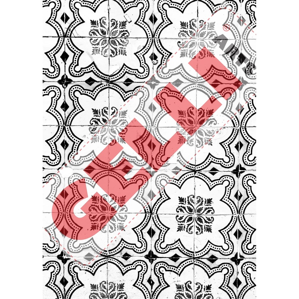 Gelli Arts Image Transfer Printables - Morrocan Tiles