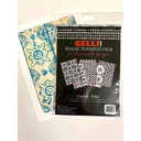 Gelli Arts Image Transfer Printables - Morrocan Tiles