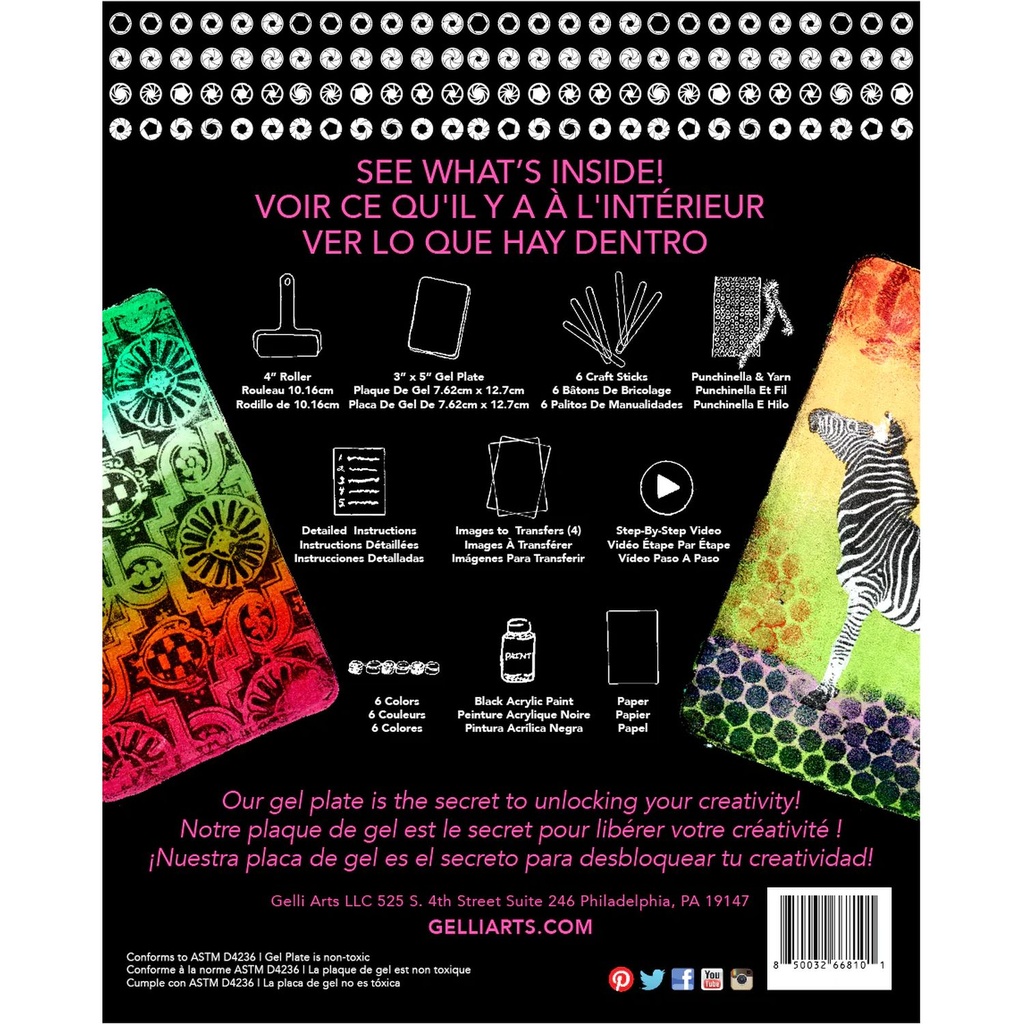Gelli Arts Image Transfer Kit