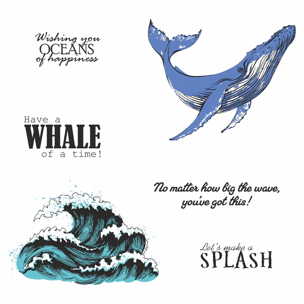 STAMPS BY ME LAMINATION STAMP SET - MAKE A SPLASH