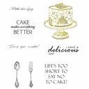 STAMPS BY ME LAMINATION STAMP SET - SLICE OF JOY