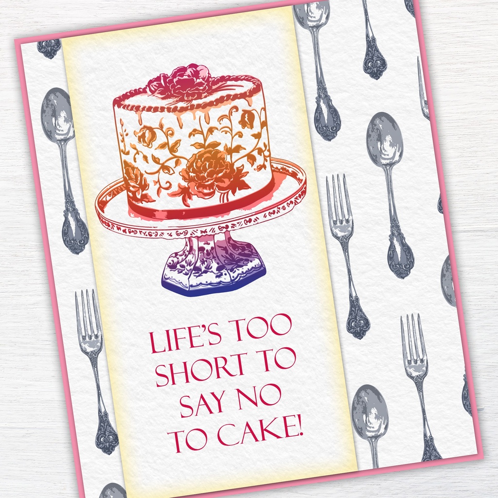 STAMPS BY ME LAMINATION STAMP SET - SLICE OF JOY