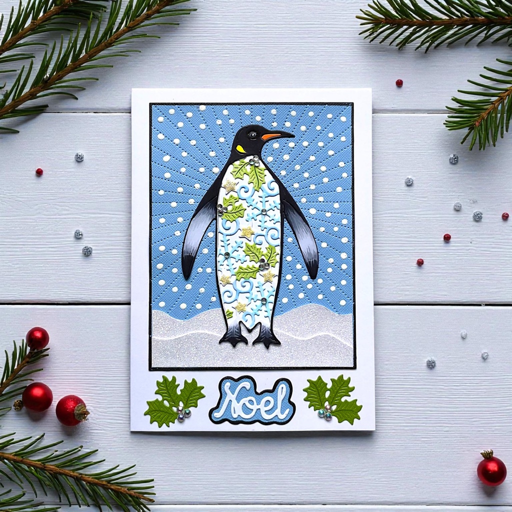 Sweet Dixie Filigree Penguin die set