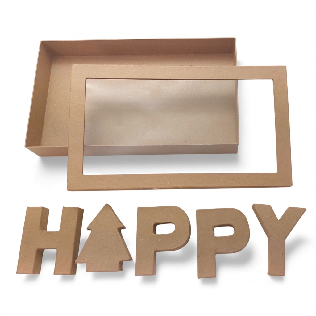 Happy Christmas Letter Kit Pack of 6