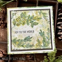 Tim Holtz Mixed-Media Stamps & Stencil Set - Sketchy Greenery