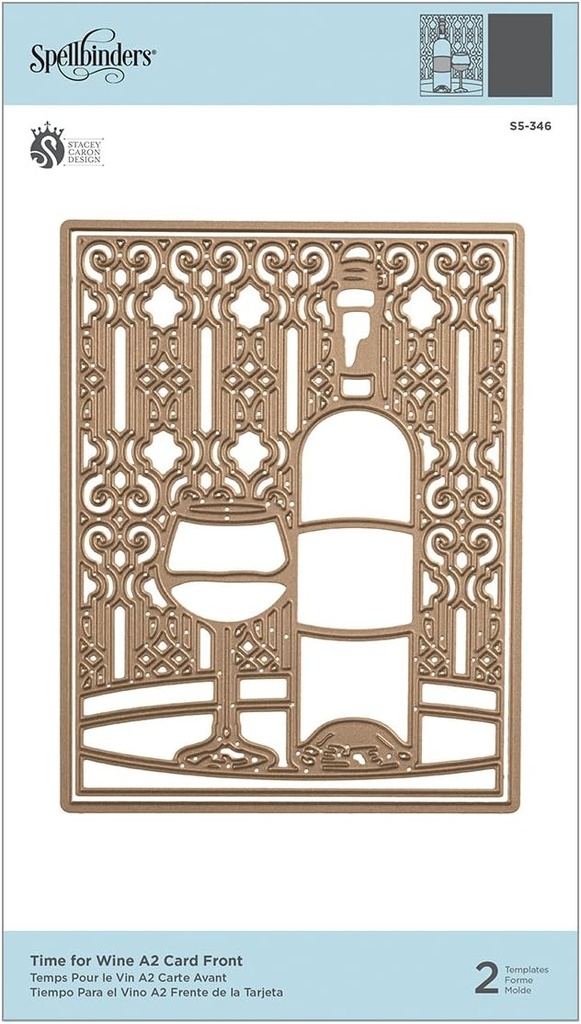 Spellbinders Card Creator - A2 Time for Wine