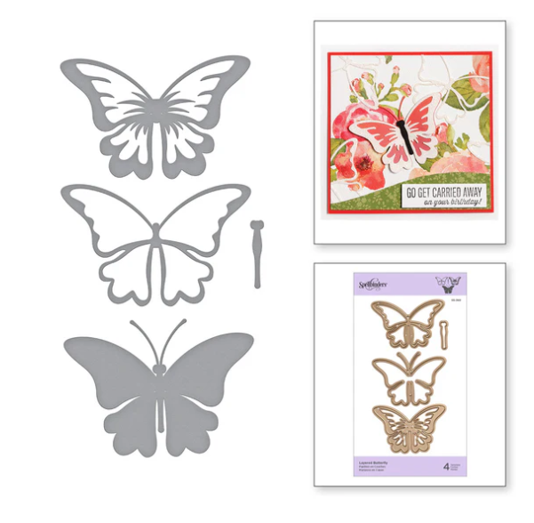 Spellbinders Shapeabilities - Layered Butterfly 
