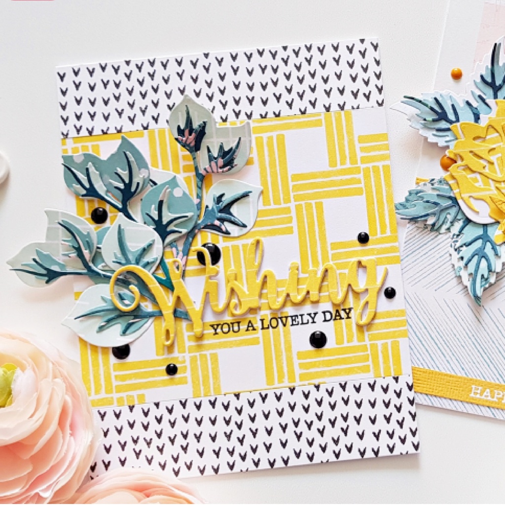 Layered Foliage Etched Die