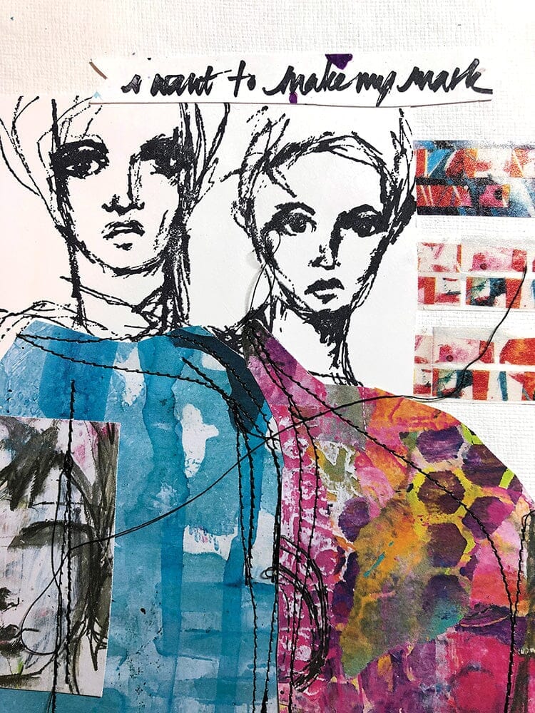 Dina Wakley MEdia Rubber Stamps - Soul Whisperings 