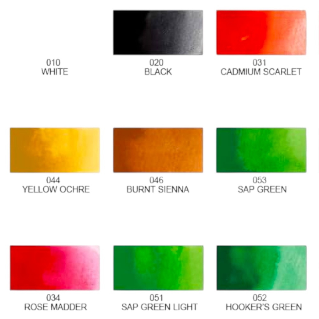 Kuretake Gansai Tambi - 18 Colour Set