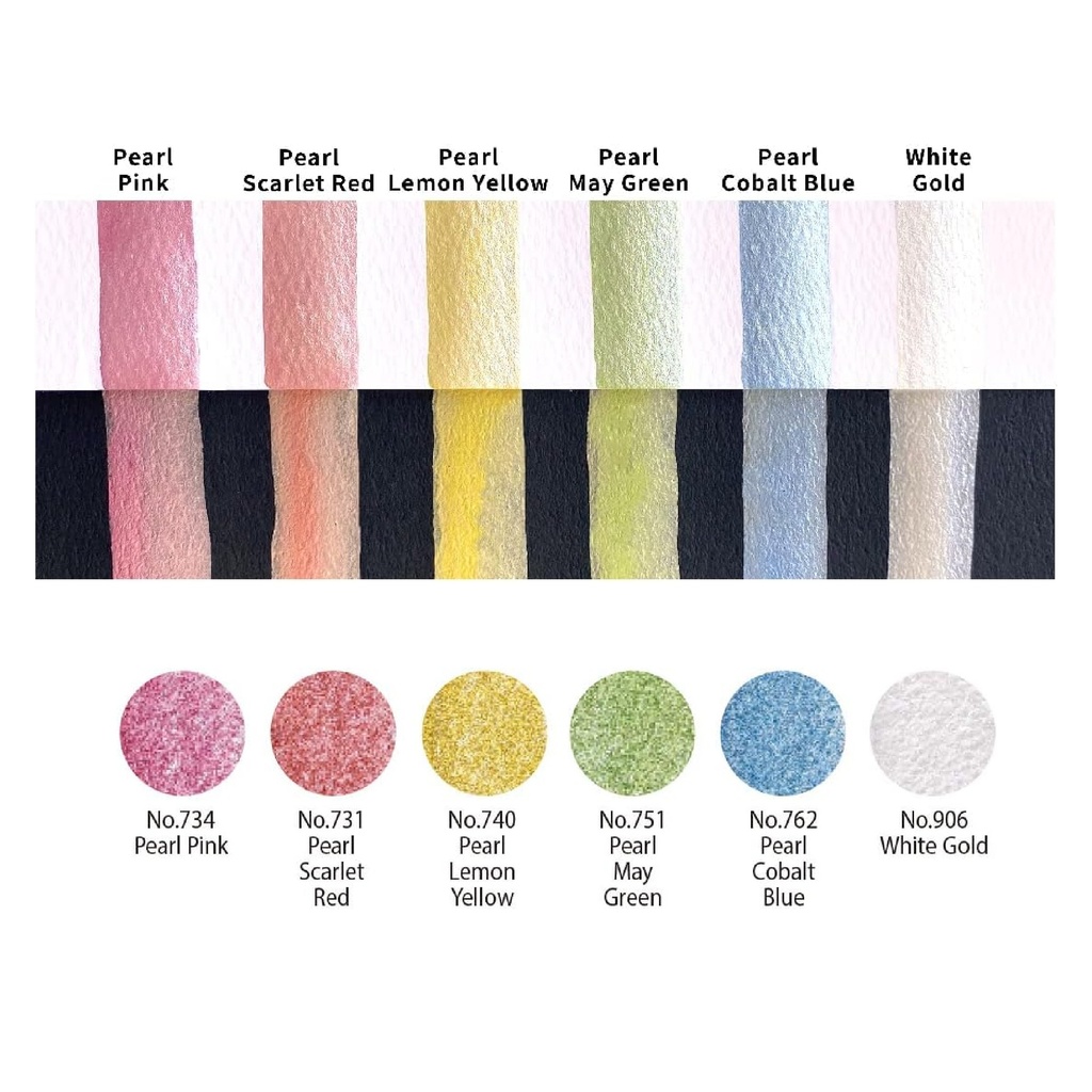 Kuretake Gansai Tambi Pearl Colours 