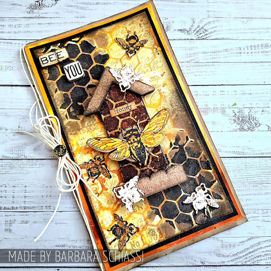 Tim Holtz Layering Stencil - Honeycomb