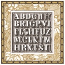 Ciao Bella Paper - Typographic - 6"x6" Deluxe & Vellum Dual Pack (6 sheets) 