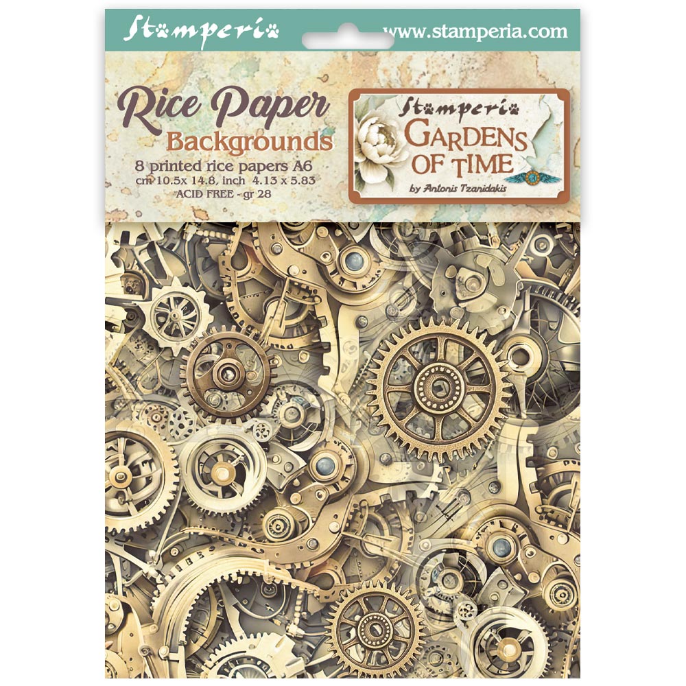Stamperia - Gardens of Time Rice Paper Selection