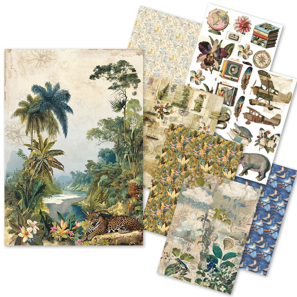 Ciao Bella Paper - Jungle Vibes Junk Journal Collection