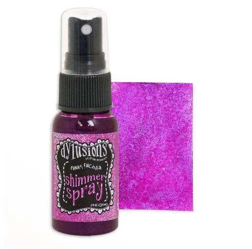 Dylusions Shimmer Spray - Funky Fuchsia