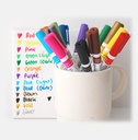 Glass Marker - brights - 6 Pack