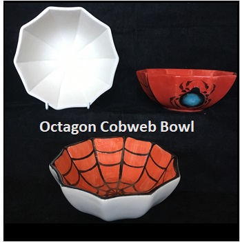 Octagon or Cobweb Bowl Box Quantity 12