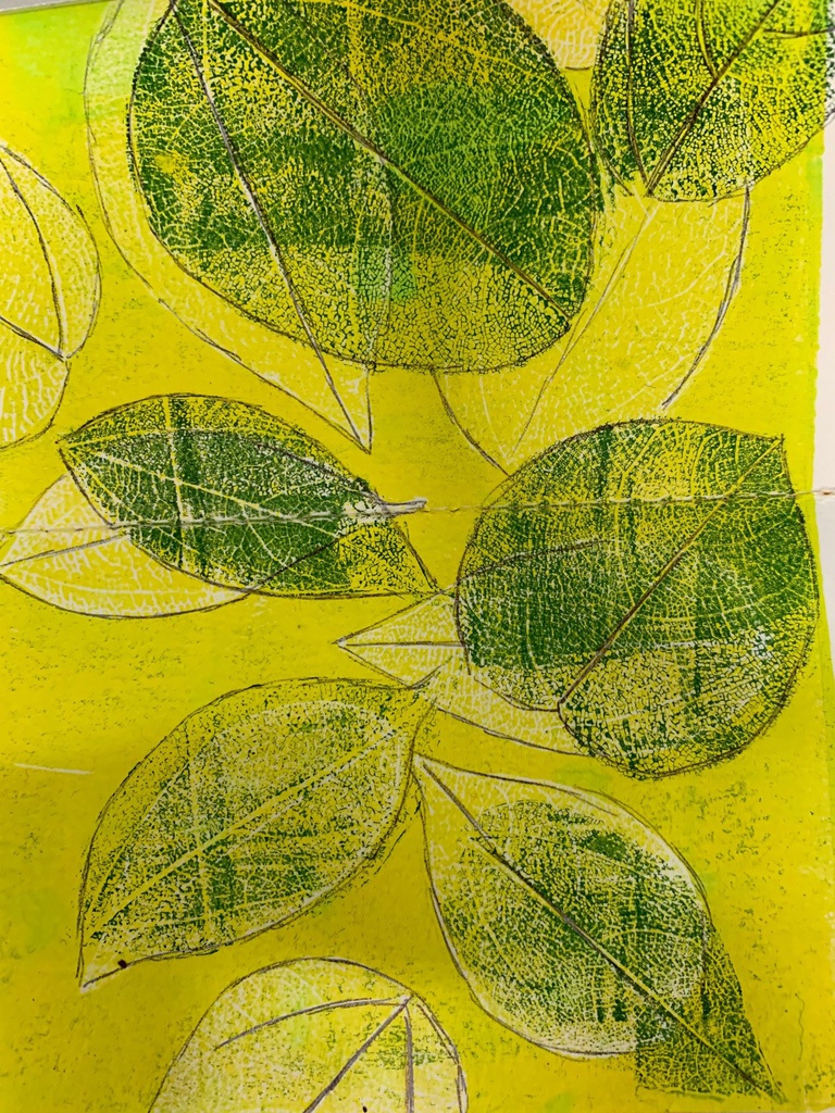 Leaf printing kit