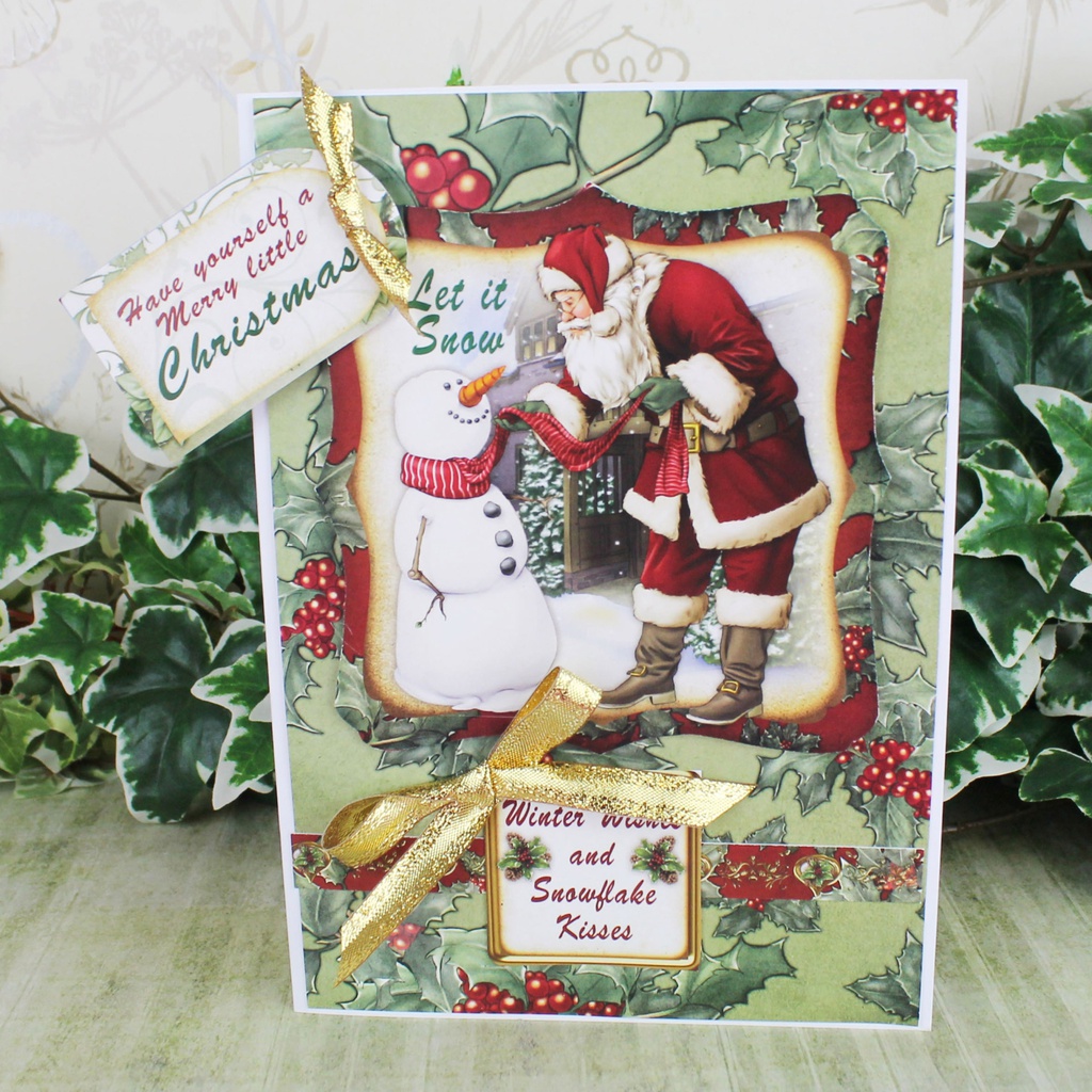 Diy Cardmaking Kit - Santa