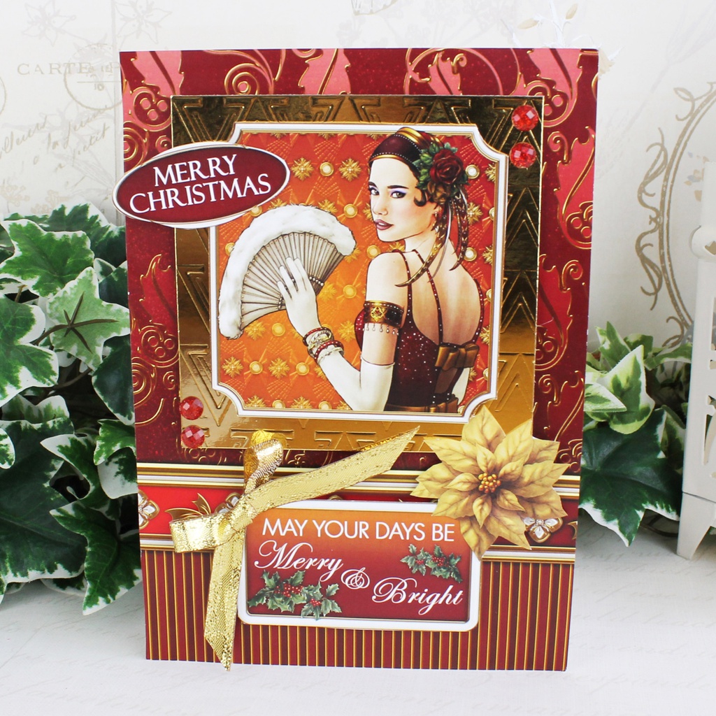Diy Cardmaking Kit - Art Deco Christmas Glamour